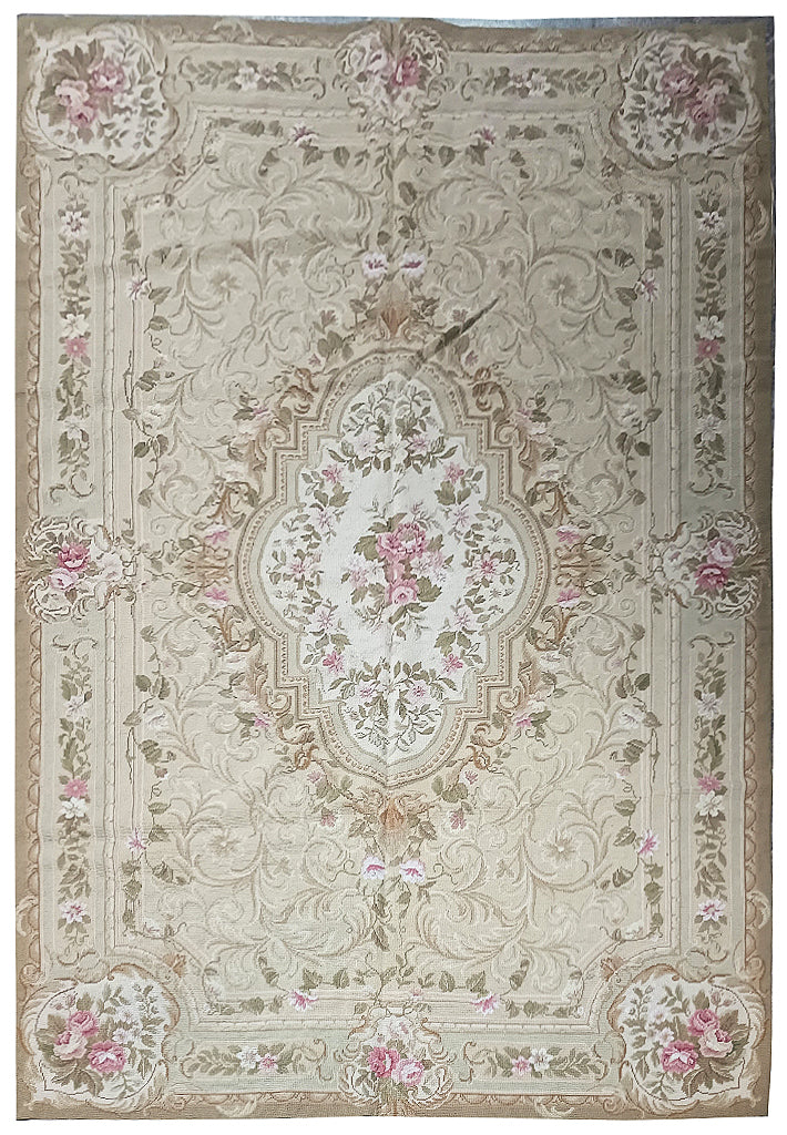 Needle Point Rug 9'6'' x 13'8''  Needlepoint, Stitchery, Single rose