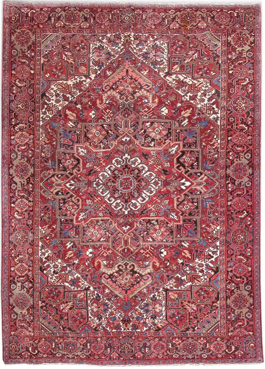 4' x 3' Red Mori Bokhara Rug 75564