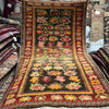 Load image into Gallery viewer, 5&#39; x 9&#39; Black Antique Kazak Rug 3281