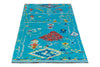 Load image into Gallery viewer, 9&#39; x 12&#39; TURQUOISE Quality Wool New Handmade Modern Transitional Rug #i-1305