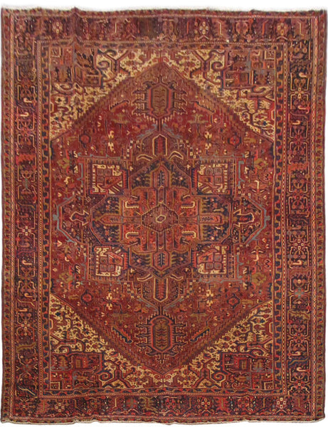 4' x 3' Red Mori Bokhara Rug 75564