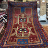 Load image into Gallery viewer, 4&#39; x 8&#39; Red-Semi-Antique-Caucasian-Kazak-Runner.jpg