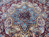 Load image into Gallery viewer, Handcrafted 8x12 Indian Tabriz rug with intricate designs and vibrant colors, showcasing traditional craftsmanship and luxurious texture, perfect for elegant home decor.