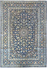 Load image into Gallery viewer, 8.4 x 11.4 Persian Najafabad Esfahan Wool Rug BLUE #F-6049