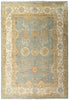 Load image into Gallery viewer, 8.2 x 10 NEW HANDMADE OUSHAK RUG LIGHT BLUE#F-6202