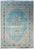 Load image into Gallery viewer, 4&#39; x 7&#39; Vintage-Persian-Kerman-Rug-LIGHT-BLUE.jpg