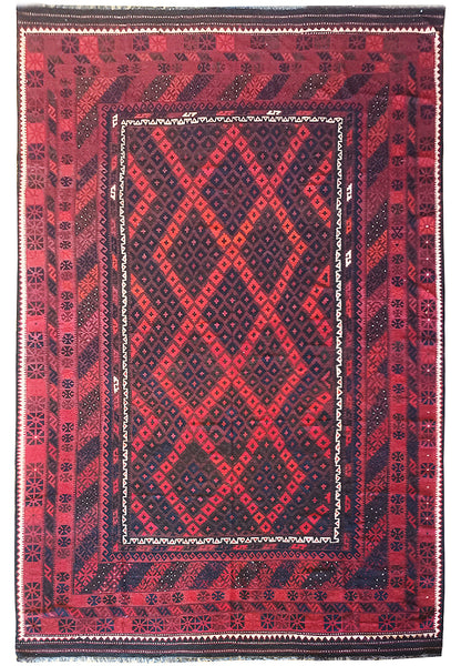 10' x 16' Tribal Afghan Kilim Handmade Rug #F-6261