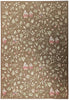 Load image into Gallery viewer, 9.3 x 12.5 BROWN Flat Weave French Aubusson Rug #F-6318