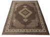 Load image into Gallery viewer, 8.3 x 11 NEW Handmade Wool and SIlk Mahi Tabriz Rug BURGUNDY #F-6385