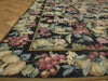 Load image into Gallery viewer, 8.4 x 10.2 Black Country French Needlepoint Fruits Rug 11415