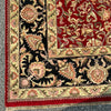 Load image into Gallery viewer, 9&#39; x 13&#39; DEEP RED Black Border  Jaipur Rug 26230