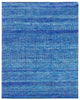 Load image into Gallery viewer, &quot;Handmade modern grass rug in blue, perfect for contemporary home decor and interior design. This large area rug features natural materials, eco-friendly craftsmanship, and a unique design (#i-8609). Elevate your living room or bedroom decor with this sustainable, handwoven masterpiece. Premium quality, stylish, and trendy designer rug with artisan-crafted details, adding a touch of luxury and comfort to your home furnishings.&quot;