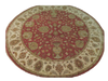 Load image into Gallery viewer, 8 x 8.2 Vegetable Dyed Chobi Round Rug #B-73706