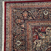 Load image into Gallery viewer, 10&#39; x 14&#39; Fine Weave Quality Handmade Soft Wool Dense  Burgundy Black Rug Sheik Safi 10251