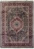 Load image into Gallery viewer, Handcrafted 8x12 Indian Tabriz rug with intricate designs and vibrant colors, showcasing traditional craftsmanship and luxurious texture, perfect for elegant home decor.