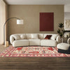 Load image into Gallery viewer, 4&#39; x 6&#39; Interesting-Pictorial-Raised-Wool-Afghan-Rug.jpg