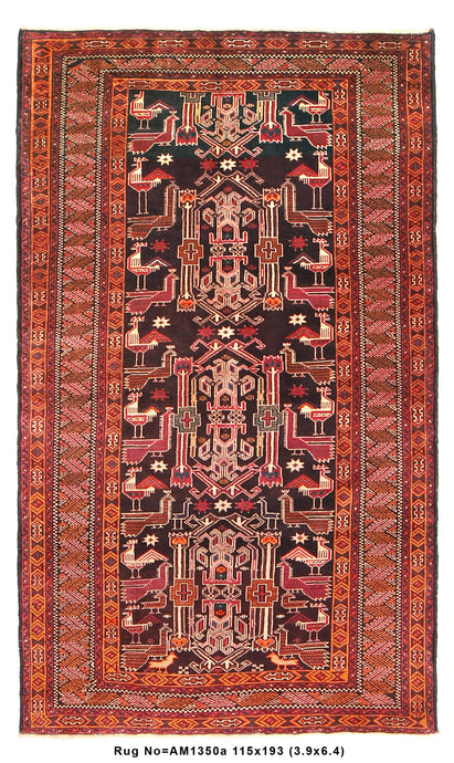 4' x 6'-Persian-Tribal-Shiraz-Qashqai -Rug-Pocock-Birds.jpg