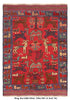 Load image into Gallery viewer, 4&#39; x 6&#39;-Afghan-Handmade-Art-Craft-Raised-Wool-Pile-Pictorial-Rug.jpg