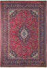 Load image into Gallery viewer, 6.9 x 9.9 Semi Antique Traditional Persian handmade Classic Kashan Rug #B-72159