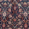 Load image into Gallery viewer, 10 x 13.8 Dark Navy Blue Purple Handmade Tabriz Style Rug 1011