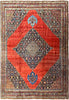 Load image into Gallery viewer, 14.9 x 18.6 1900&#39;s Unusual ANTIQUE Handmade Persian BIJAR Rug Pix-330