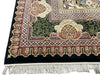 Load image into Gallery viewer, 9.2 x 12.5 High Quality French Aubusson Savanerie Wool Rug 200 KPSI BLACK GREEN #F-6404