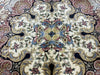 Load image into Gallery viewer, 9.2 x 12.5 High Quality French Aubusson Savanerie Wool Rug 200 KPSI BLACK GREEN #F-6404