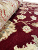 Load image into Gallery viewer, Authentic-Handmade-Burgundy-Wool-Rug.jpg 