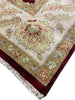 Load image into Gallery viewer, Authentic-Handmade-Burgundy-Wool-Rug.jpg 