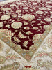 Load image into Gallery viewer, Authentic-Handmade-Burgundy-Wool-Rug.jpg 