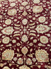 Load image into Gallery viewer, Authentic-Handmade-Burgundy-Wool-Rug.jpg 