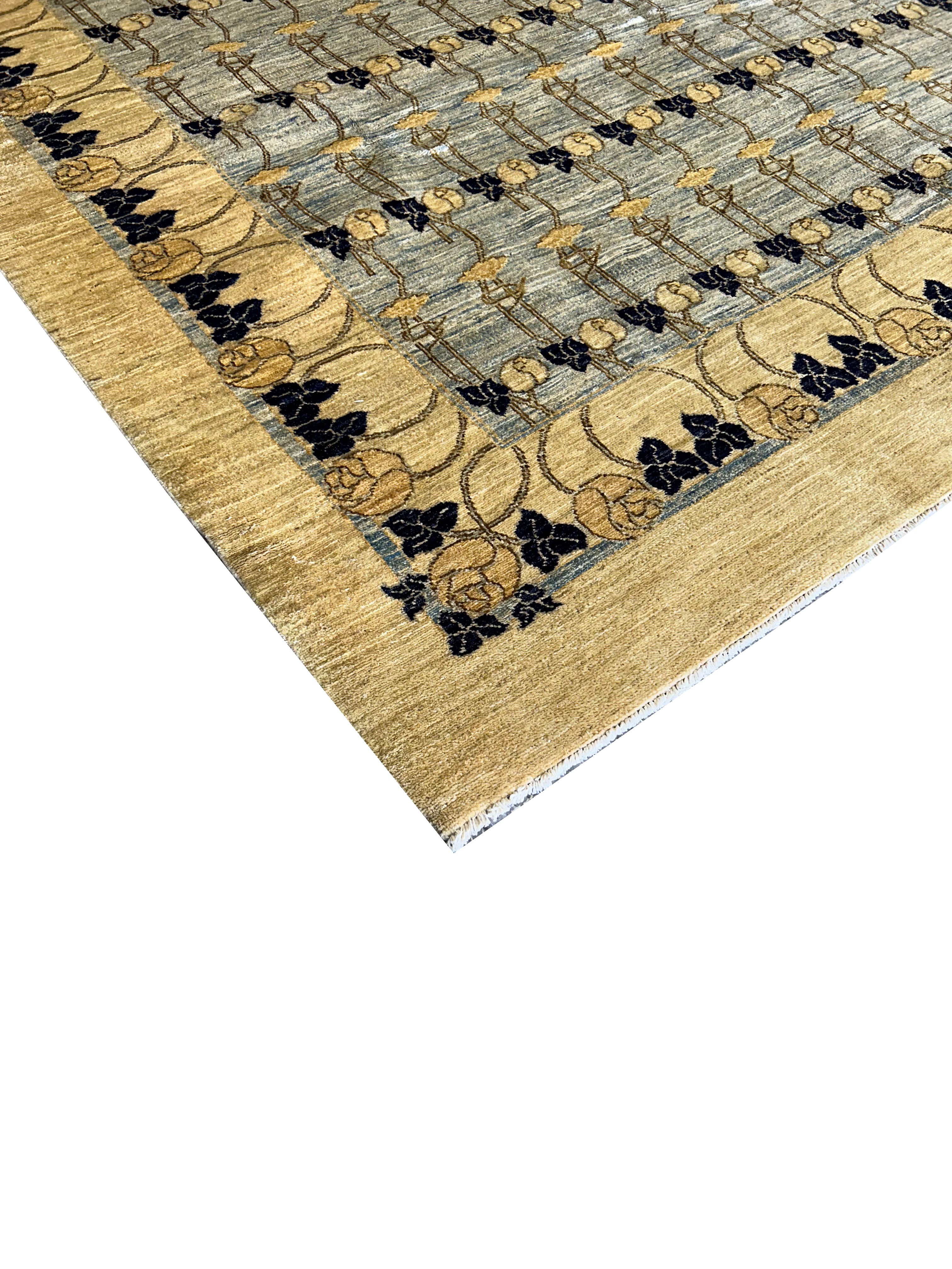 9' x 12' Handmade Quality Natural Wool Rug CONTEMPORARY TRANSITIONAL S –  Bestrugplace