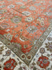 Load image into Gallery viewer, 8 x 10 CORAL Agra Handmade Natural Wool Rug #F-6443