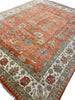 Load image into Gallery viewer, 8 x 10 CORAL Agra Handmade Natural Wool Rug #F-6443