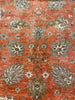 Load image into Gallery viewer, 8 x 10 CORAL Agra Handmade Natural Wool Rug #F-6443