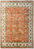 Load image into Gallery viewer, 8&#39; x 10&#39;-CORAL-Agra-Handmade-Natural-Wool-Rug.jpg