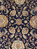 Load image into Gallery viewer, 8.1 x 10.7 BLACK Handmade Agra Rug Natural Wool #F-6445