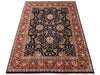 Load image into Gallery viewer, 8&#39; x 11&#39;-BLACK-Handmade-Agra-Rug.jpg