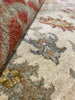 Load image into Gallery viewer, 8 x 9.8 QUALITY AGRA RUG Beige Rust #F-6446