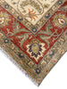 Load image into Gallery viewer, 8 x 9.8 QUALITY AGRA RUG Beige Rust #F-6446