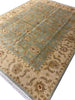 Load image into Gallery viewer, 7.10 x 10.2 GREEN GOLD Handmade Quality Agra Rug #F-6450