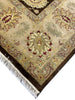 Load image into Gallery viewer, 8 x 10 QUALITY AGRA Brown Green Rug #F-6451