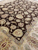 Load image into Gallery viewer, 8 x 10 QUALITY AGRA Brown Green Rug #F-6451