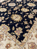 Load image into Gallery viewer, 8 x 10 QUALITY AGRA RUG BLACK #F-6458