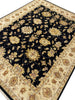 Load image into Gallery viewer, 8 x 10 QUALITY AGRA RUG BLACK #F-6458