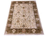 Load image into Gallery viewer, 8.0 x 10 Agra Quality Wool Handmade Rug Beige Olive Green #F-6461