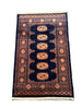 Load image into Gallery viewer, 2.7 x 4 Navy Blue Bokhara Small Rug #49807