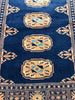 Load image into Gallery viewer, 2.7 x 4 Navy Blue Bokhara Small Rug #49807