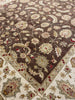 Load image into Gallery viewer, 8 x 10 Quality Agra Rug BROWN #F-6469