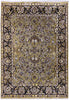 Load image into Gallery viewer, 8&#39; x 10&#39;-GREEN-Handmade-Agra-Rug.jpg